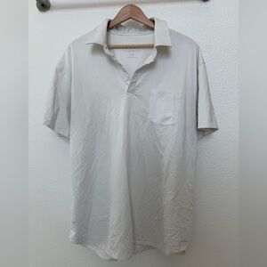 Men's BYLT White Polo Shirt